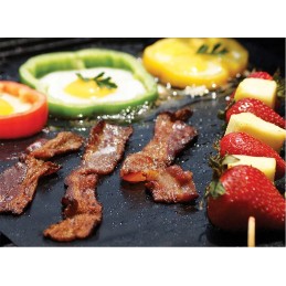 12 x tefloninio kilimėlio grotelių padėklas, skirtas kepti daugkartinio naudojimo BBQ padėkliuose