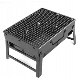 Grilis sulankstomas turistinis lagaminas nešiojamas sodas anglis kempingas BBQ