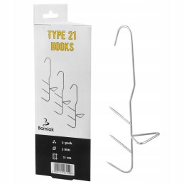 Borniak tipo 21 rūkymo kabliukas - 3 vnt (hab/hw-21/3)