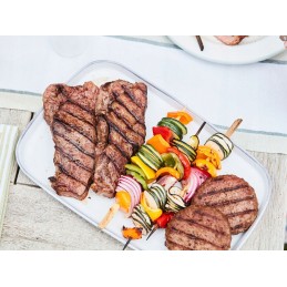 8x tefloninio kilimėlio grotelių padėklas kepimui