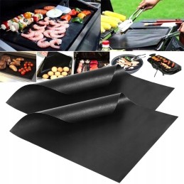 Tefloninio kilimėlio grilio kilimėlis kepimui daugkartinio naudojimo bbq padėklas 8 vnt