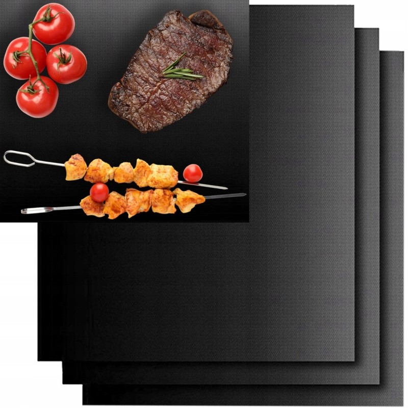 Tefloniniai padėklai Grilio kilimėliai Girlla kepimo orkaitėje rinkinys 9 vnt