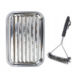 Daugkartinio naudojimo nerūdijančio plieno padėklo šepetys