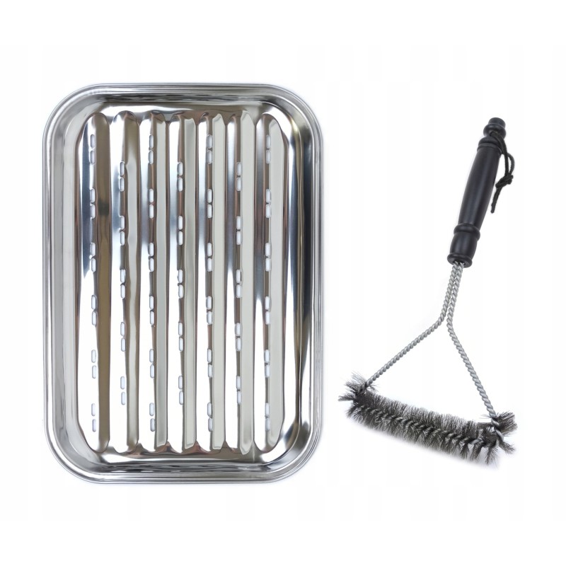 Daugkartinio naudojimo nerūdijančio plieno padėklo šepetys