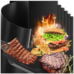 6x tefloninis kepimo kilimėlis, daugkartinio naudojimo grilio padėklas orkaitei