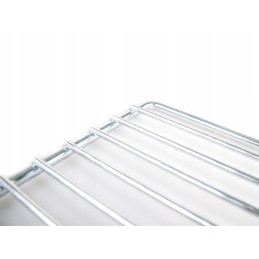 Grilio grotelės 40x30, chromuotos - be rankenų