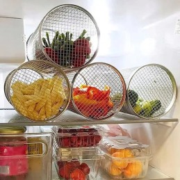 BBQ grilio krepšelis, tinklinės grotelės daržovėms, žuviai, mėsai, 30 x 9 cm, 1 vnt.