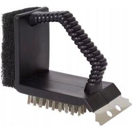 Grilio valymo rinkinys - skystis, šepečiai + deginimas