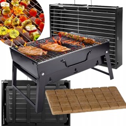 ⭐ anglis kempingas grilis nešiojamas sulankstomas lagaminas sodas kempingas ⭐