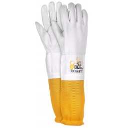 Patvarios ilgos apsauginės bitininkavimo pirštinės iš bičių ožkos odos, 7 dydis