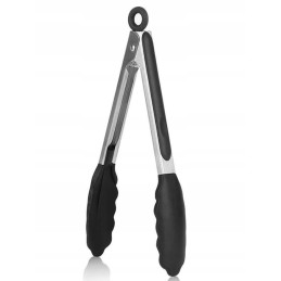 Metalinės žnyplės, silikoninės grilio letenėlės, 200c