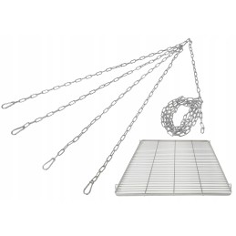 Grandinių rinkinys kvadratinėms grilio grotelėms