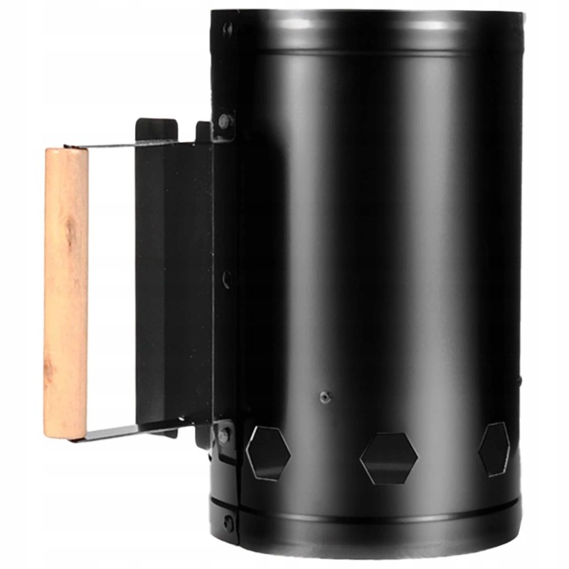 Kaminas šašlykinei uždegti, laužas, didelis anglių briketų degiklis