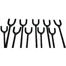 Dešros lazdelės stovas ir atrama