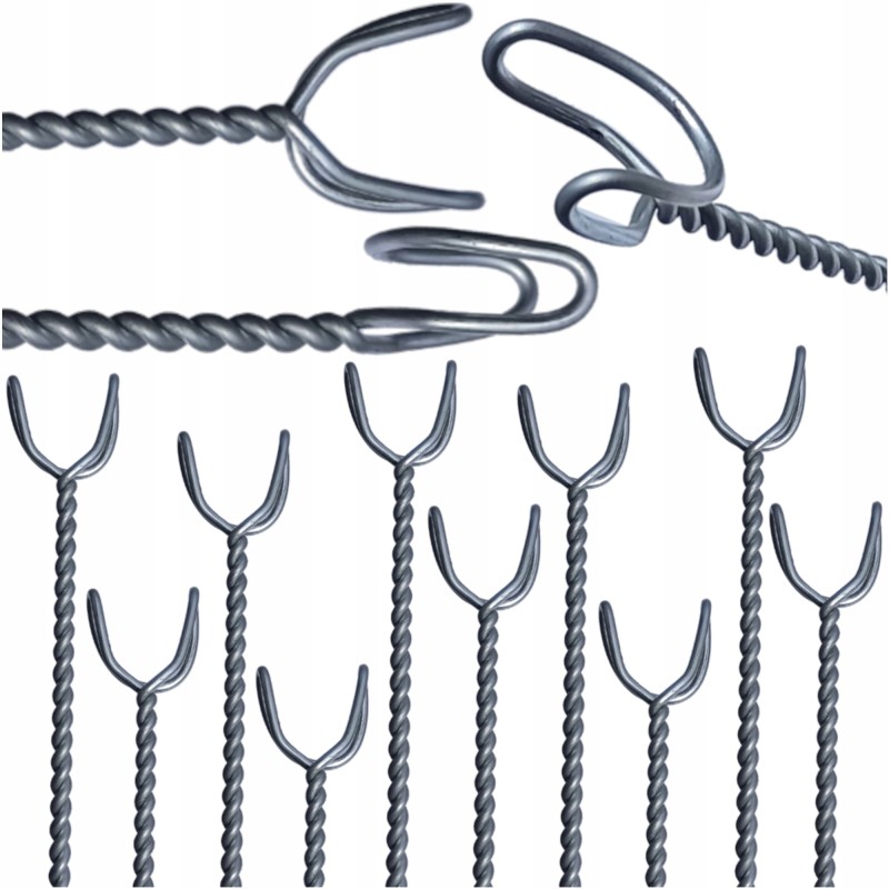 Židinio šakutės atrama dešrų lazdelėms