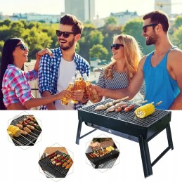 Sulankstomos nešiojamos anglies kepsninės