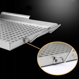 Daugkartinio naudojimo nerūdijančio plieno grilio padėklo mentelė 43 5 x 29 5 cm