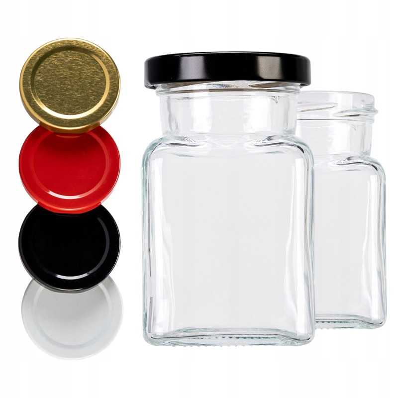 Kvadratinis stiklinis indas 150 ml