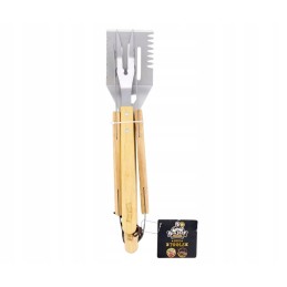 Grilio žnyplių, mentelės ir iešmo rinkinys