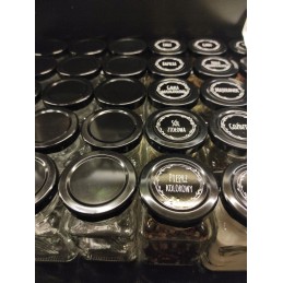 Kvadratinis stiklinis indas 150 ml