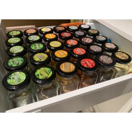 Kvadratinis stiklinis indas 150 ml