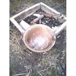 Žalialavinis vengriškas čigonų katilas, 6 l