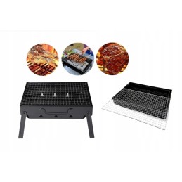 Turistinis grilis nešiojamas sulankstomas anglis mini sodo grilis elitehoff