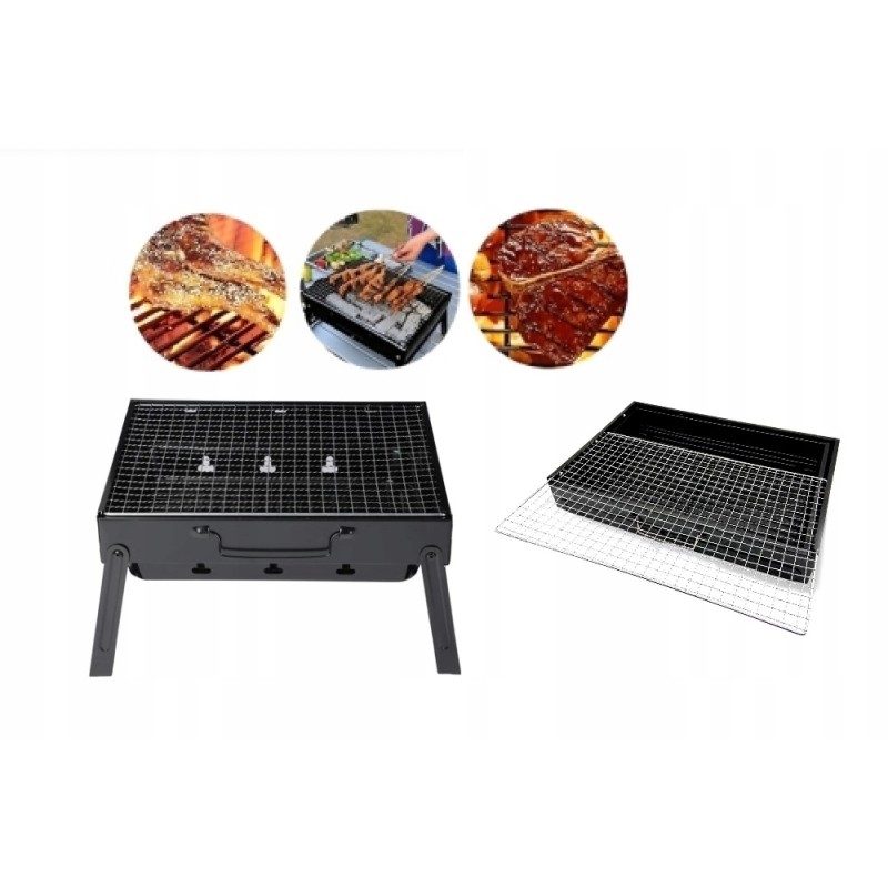 Turistinis grilis nešiojamas sulankstomas anglis mini sodo grilis elitehoff
