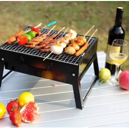 Turistinis grilis nešiojamas sulankstomas anglis mini sodo grilis elitehoff