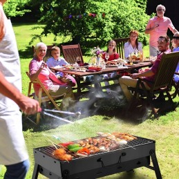 Turistinis grilis nešiojamas sulankstomas anglis mini sodo grilis elitehoff