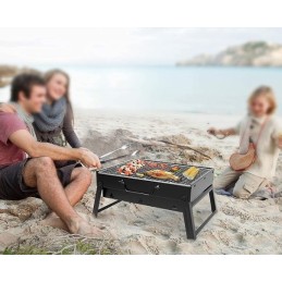 Turistinis grilis nešiojamas sulankstomas anglis mini sodo grilis elitehoff