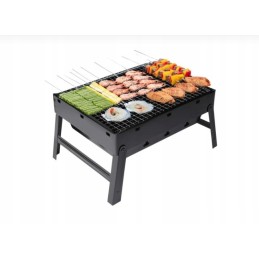 Turistinis grilis nešiojamas sulankstomas anglis mini sodo grilis elitehoff