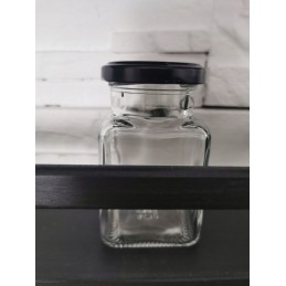 Kvadratinis stiklinis indas 150 ml