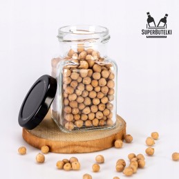 Kvadratinis stiklinis indas 150 ml