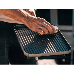 Minkštas mirkymo šepetys grotelių valymui