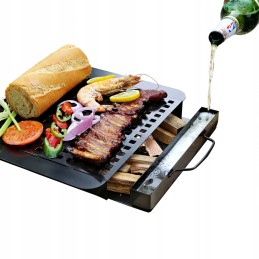 Rūkymo platforma su alaus talpa