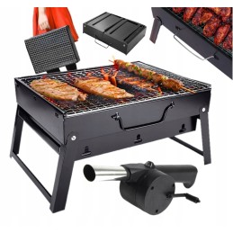 ⭐ ️Grill sulankstomas turistinis nešiojamas lagaminas sodo anglis BBQ ⭐️ + nemokama