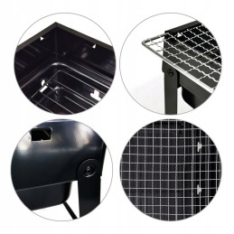 ⭐ ️Grill sulankstomas turistinis nešiojamas lagaminas sodo anglis BBQ ⭐️ + nemokama