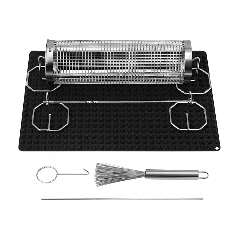 Daugkartinio naudojimo silikoninių kilimėlių ir orkaitės lentynų rinkinys