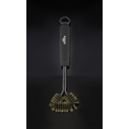 Trijų pusių grilio šepetys su butelių atidarytuvu