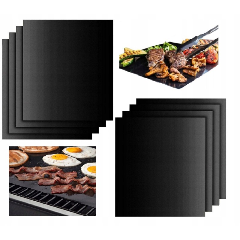 8 tefloninių kilimėlių rinkinys griliui ir orkaitei