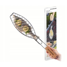 Grilio grotelės, žuvies laikiklis