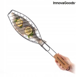 Grilio grotelės, žuvies laikiklis