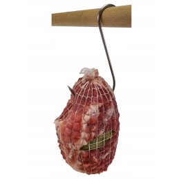 S 417 rūkymo kabliukai 17 cm šaltiems kumpio gabalams rūkyti, dideli, stori, stiprūs, prabangūs