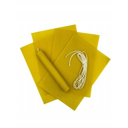 Žvakių gaminimo rinkinys su natūralia janczosad dagtimi