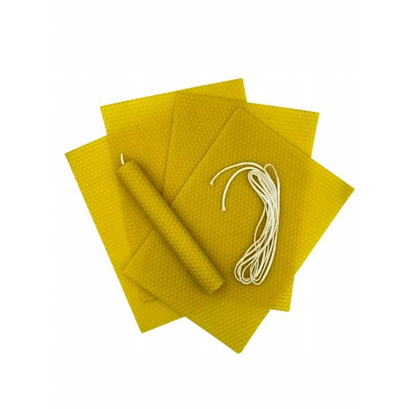 Žvakių gaminimo rinkinys su natūralia janczosad dagtimi