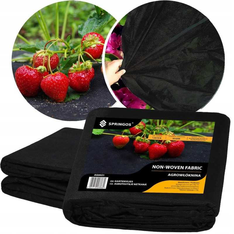Juoda nuo piktžolių agrotekstilė 50g/m2