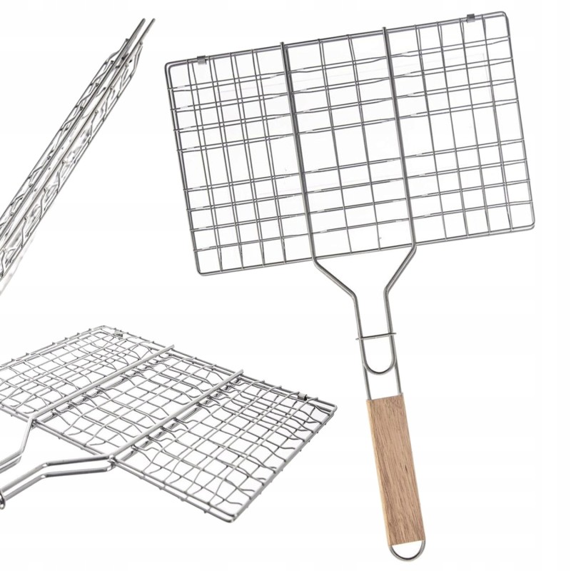 ⭐ dvipusės grilio grotelės 36 x 22,5 cm grotelės