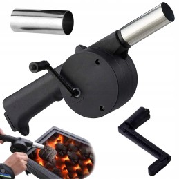 Handheld grill blower