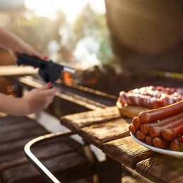 Handheld grill blower